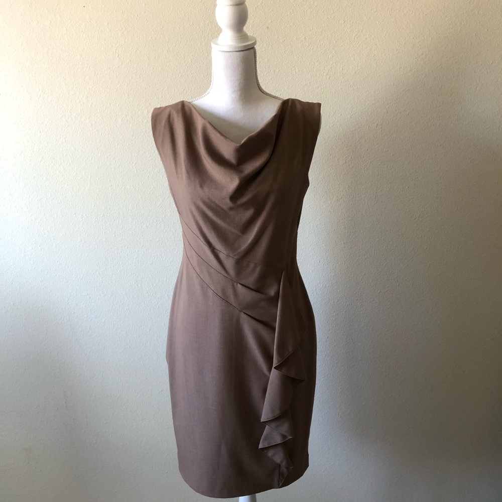 Jones Wear dress with neck & side details